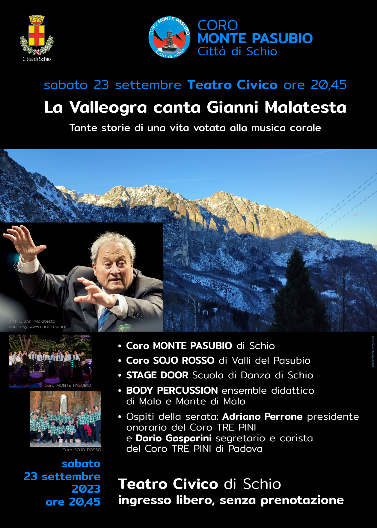 Coro Monte Pasubio -  La Valleogra canta Gianni Malatesta