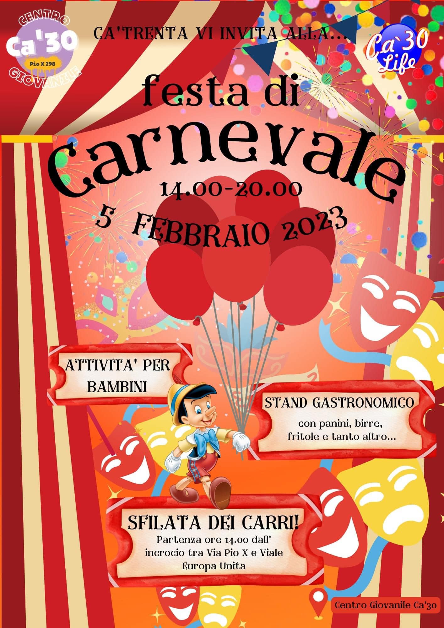 Carnevale a Ca' Trenta